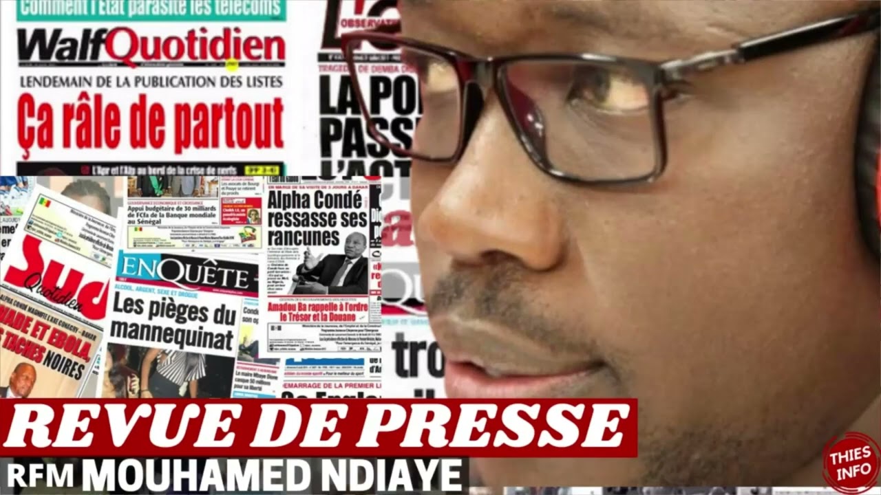 REVUE DE PRESSE RFM, REVUE DE PRESSE AUJOURD'HUI 03 02 2024