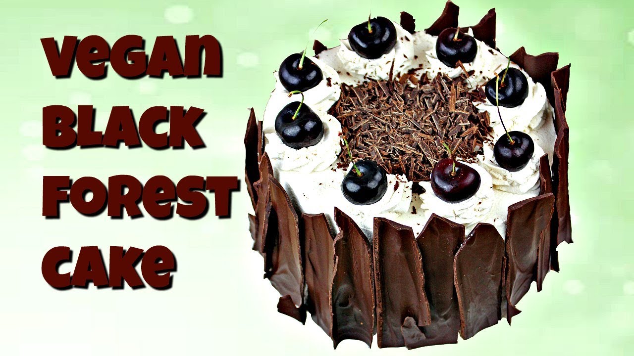 How to Make a Vegan Black Forest Cake