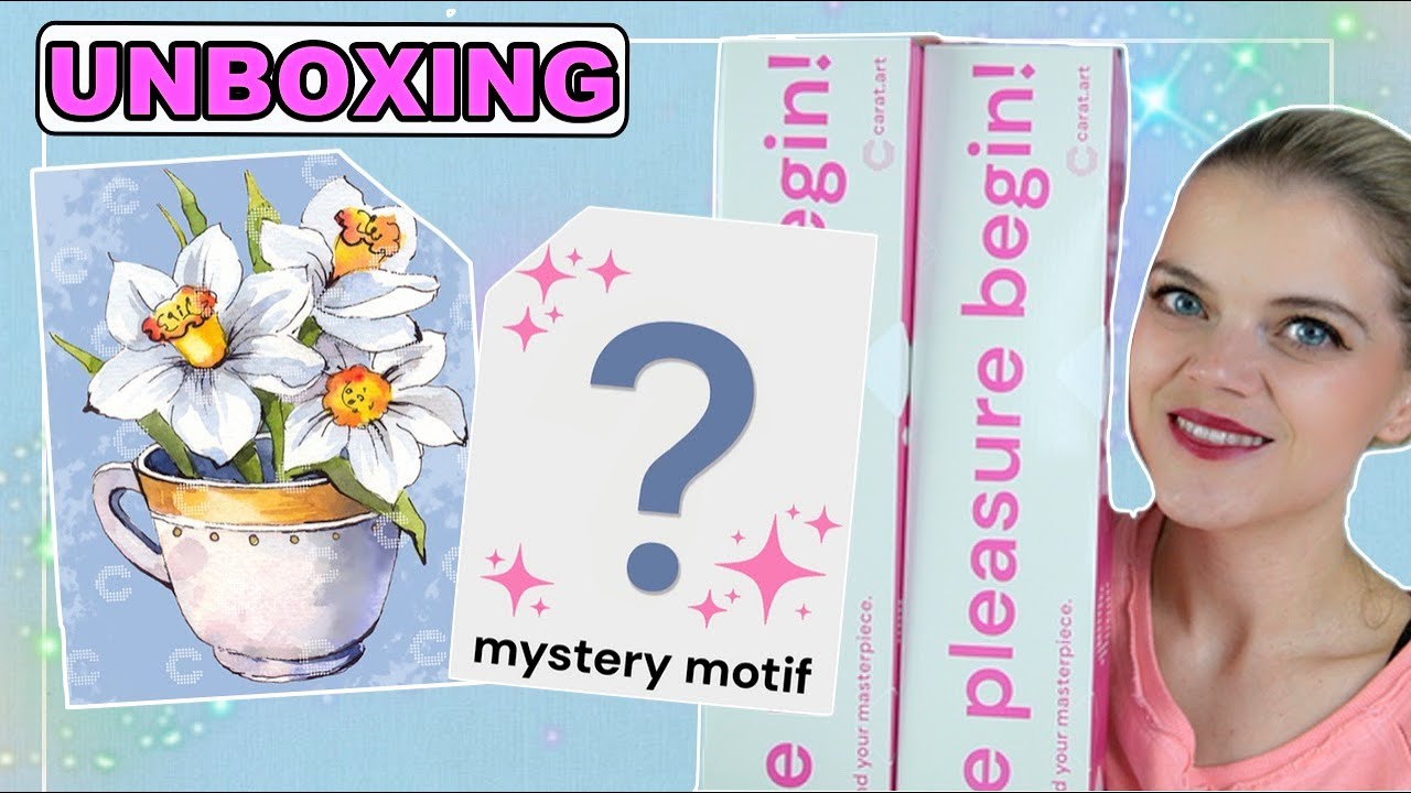 DIAMOND PAINTING UNBOXING | 🥰 Carat.art +RABATTCODE