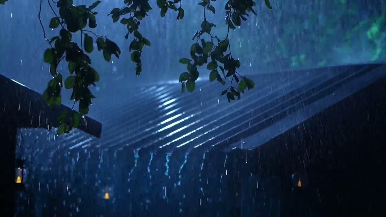 Heavy Rain Sounds for Deep Sleep 🌧️ Fall Asleep Fast & Stay Asleep All Night