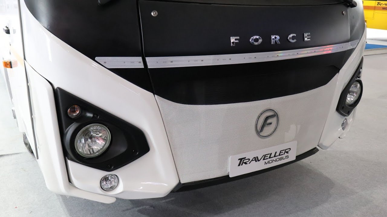 India's First Monocoque 33/44 Seater Bus - Force Traveller MonoBus BusWorld 2018
