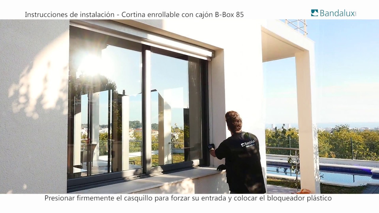 Bandalux | Instalación cortina enrollable B-BOX
