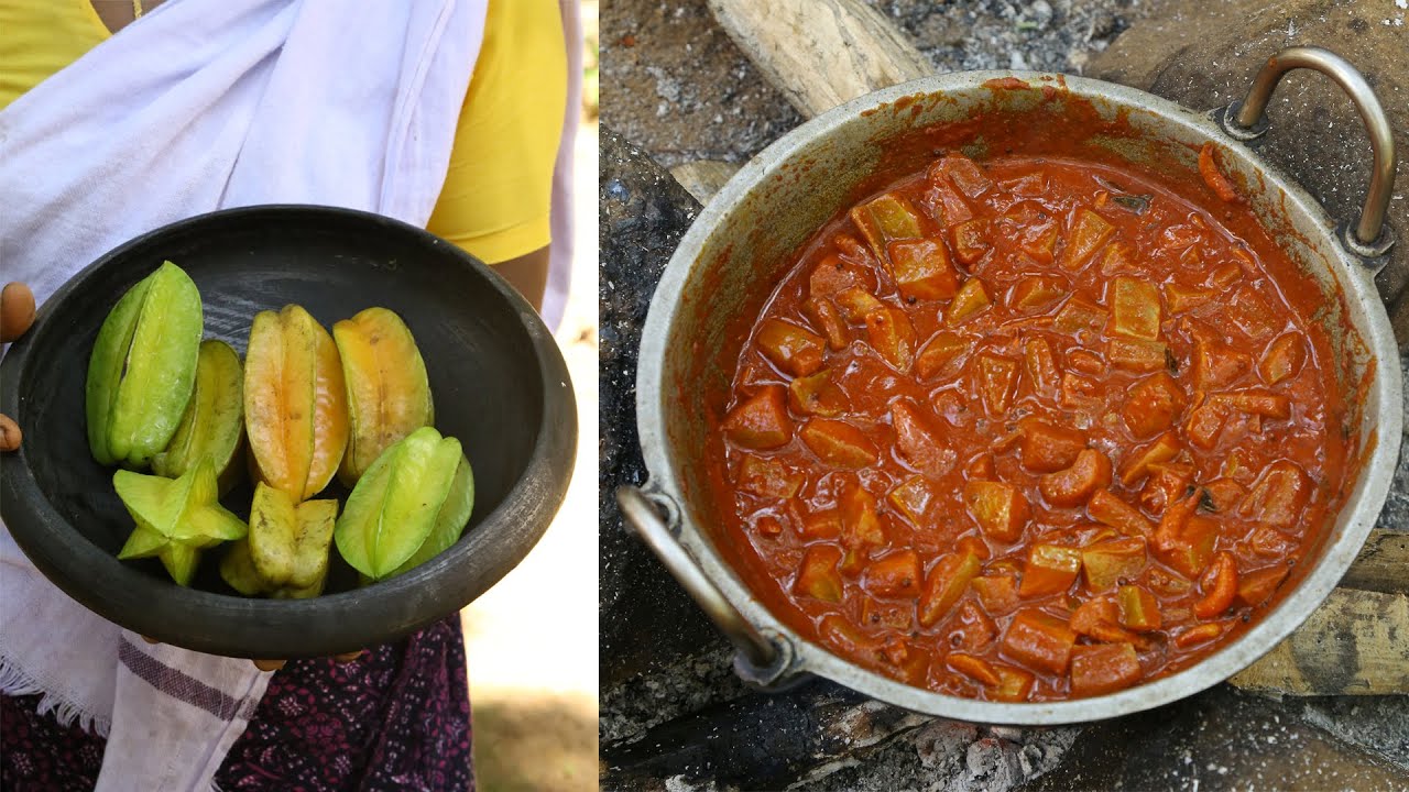 നാടൻ ചതുര പുളി അച്ചാർ | Starfruit Pickle | Kerala Star Fruit Recipes