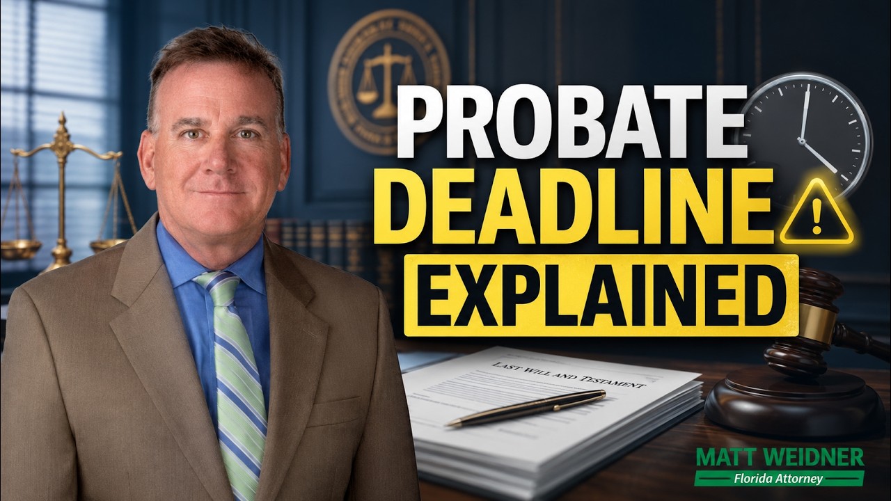 Florida probate has hard deadlines for creditors — ⏰Miss the deadline → claim is GONE🚫
