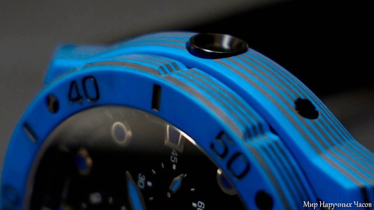 Автоматический хронограф Edox CO 1 Carbon Chronograph Automatic