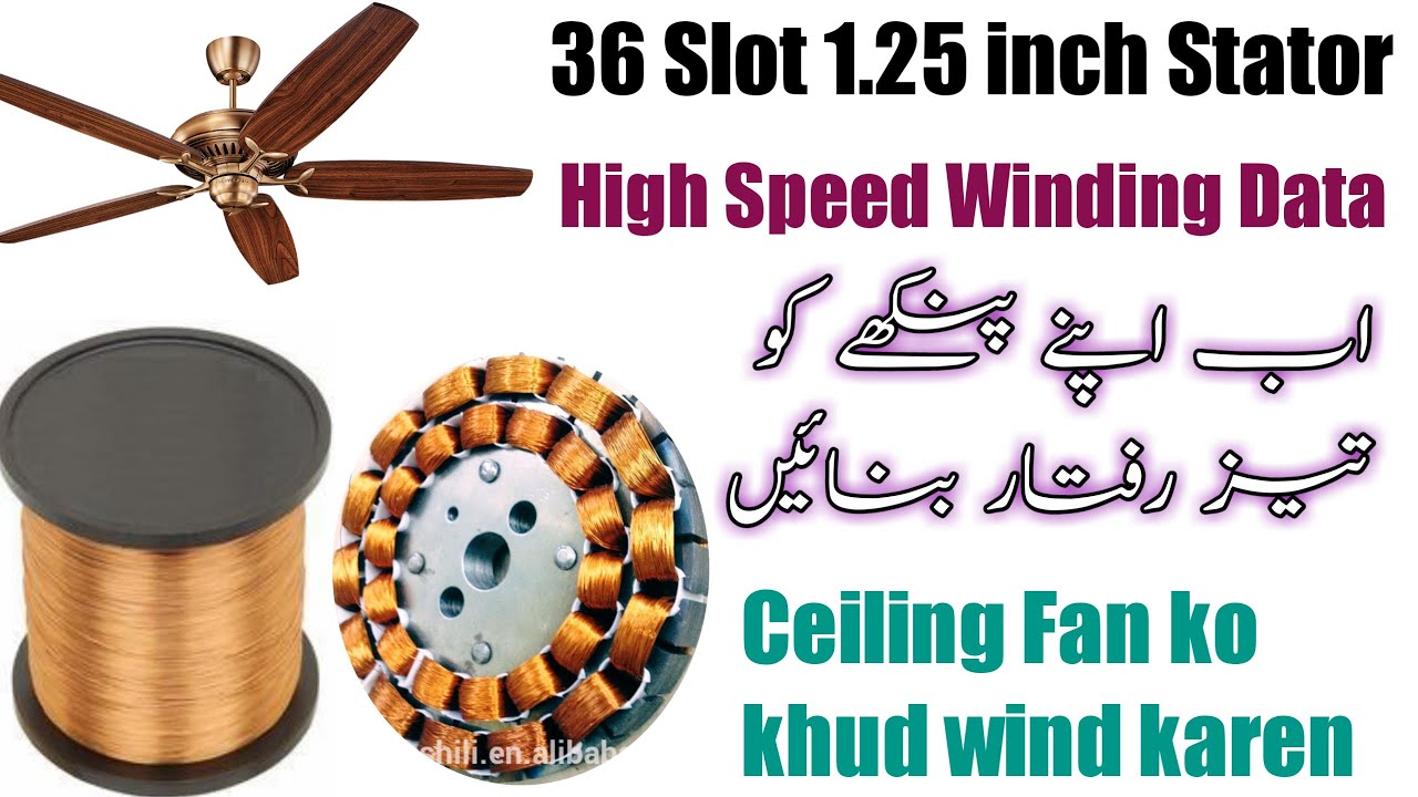Ceiling Fan 36 slot 1.25
