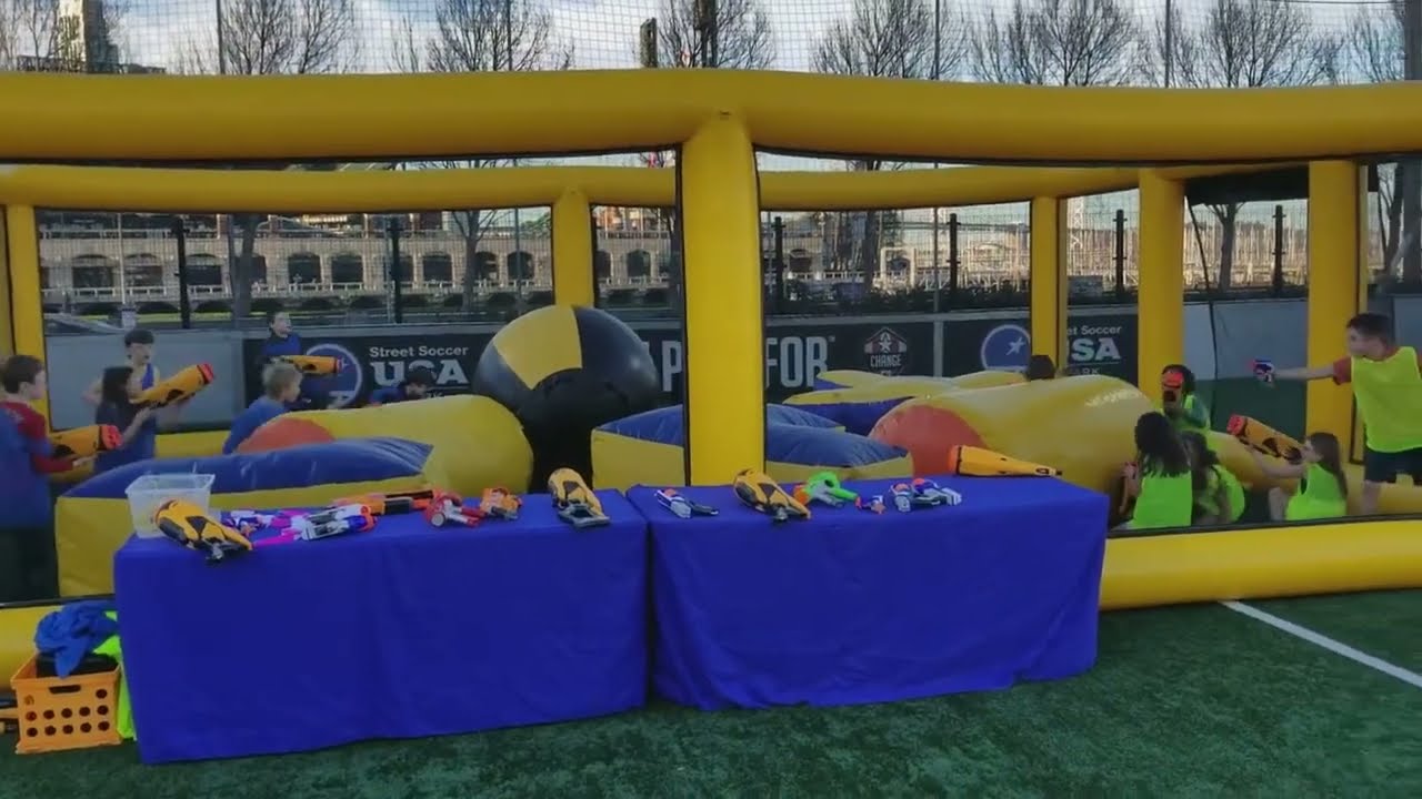 Nerf Dart Tag Birthday Party   Capture the Flag