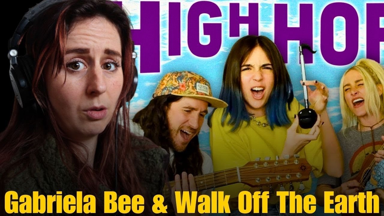 First Reaction to HIGH HOPES - Gabriela Bee & Walk Off The Earth (Cover)