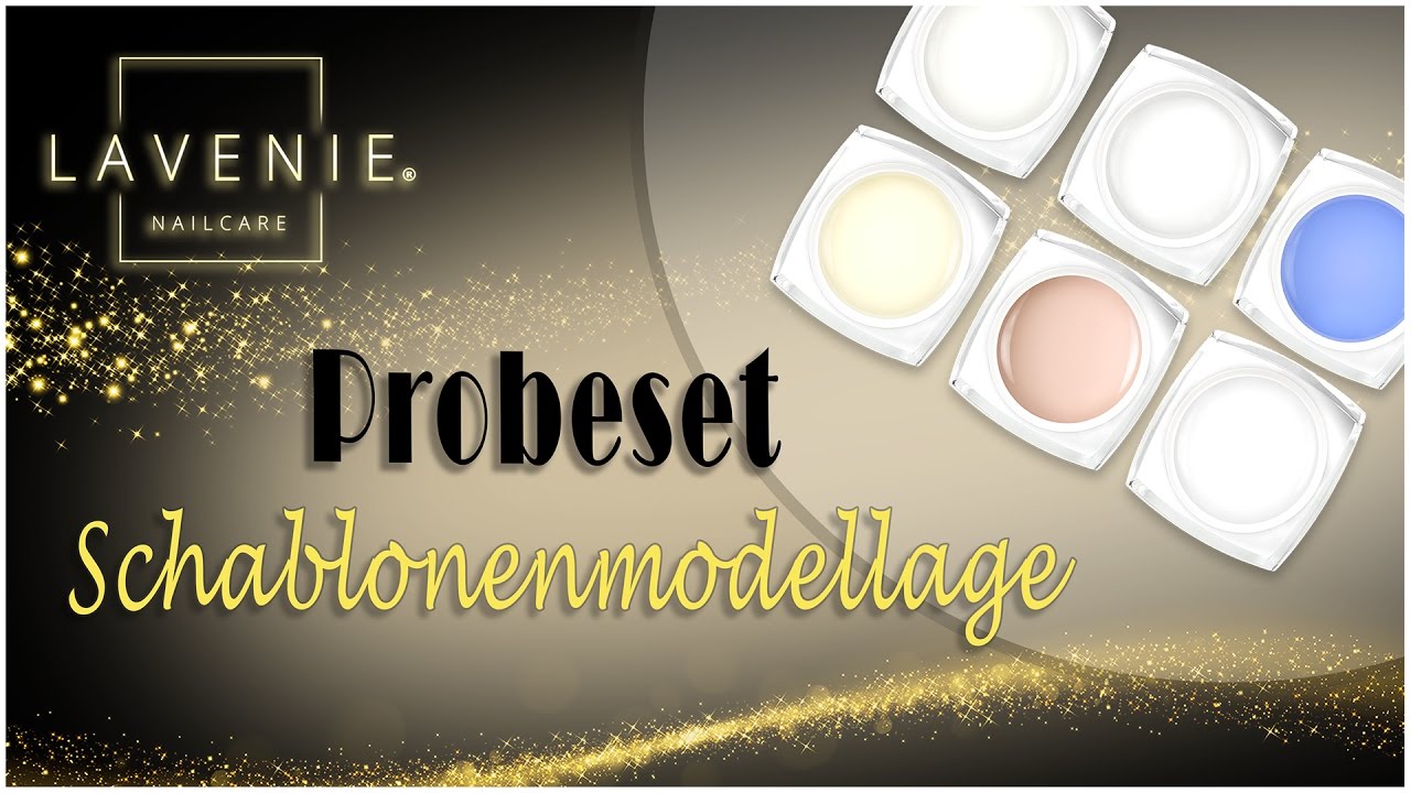 Jolifin LAVENI Probeset &ndash; Schablonenmodellage