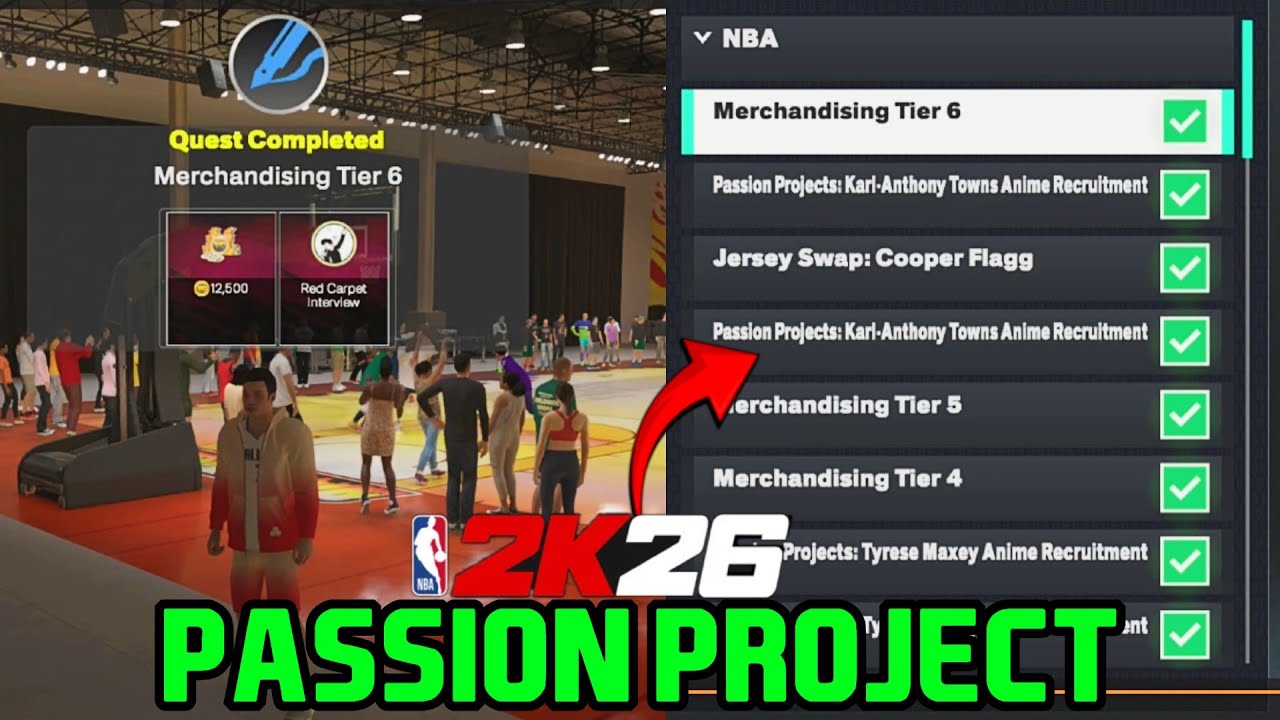 NBA 2k26 How to COMPLETE PASSION PROJECTS (STEP BY STEP GUIDE)