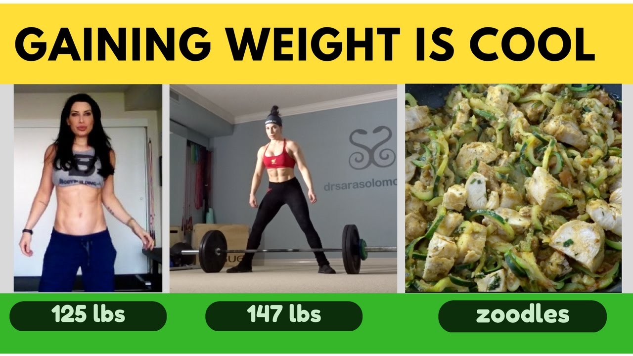 Gaining Weight Is Cool, Crossfit Training, ZOODLES recipe
