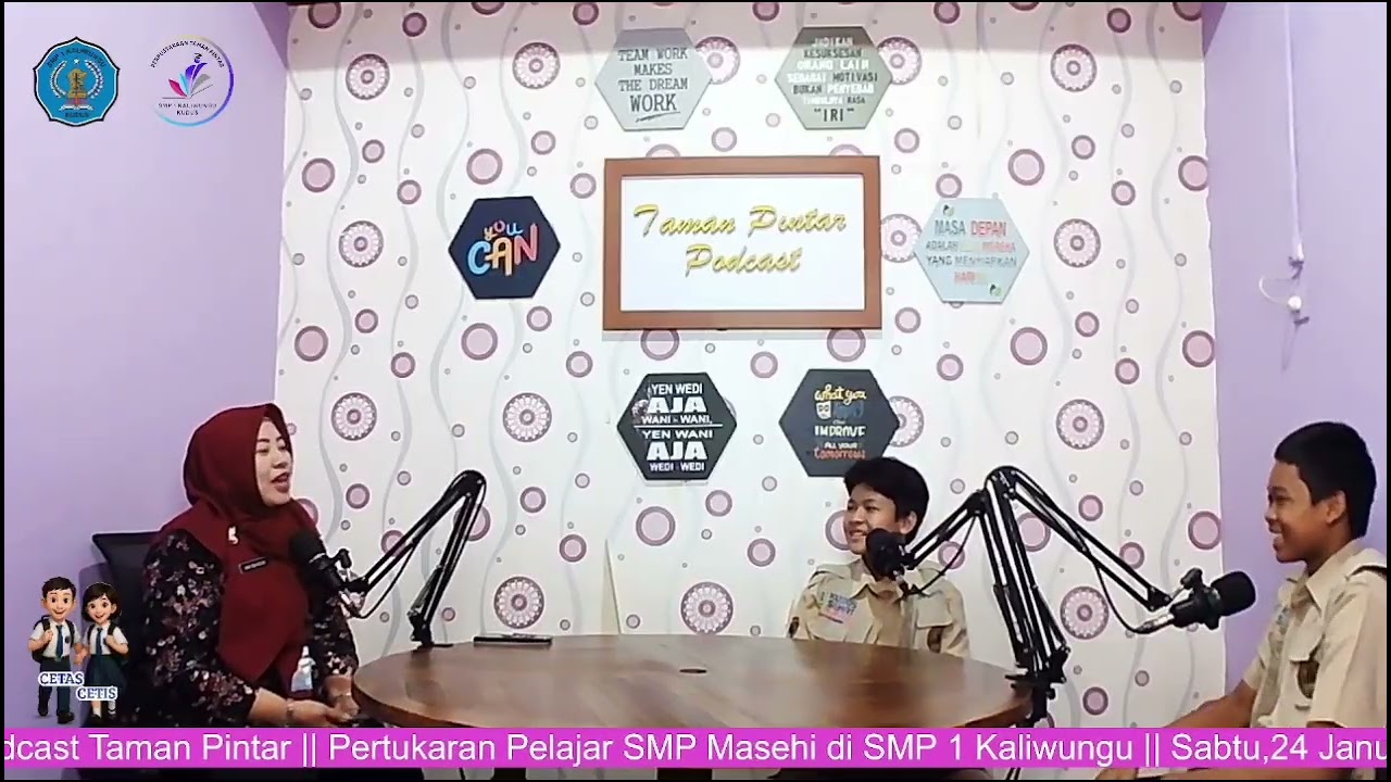 Podcast Pertukaran Pelajar 2026 || Dari SMP Masehi di SMP 1 Kaliwungu