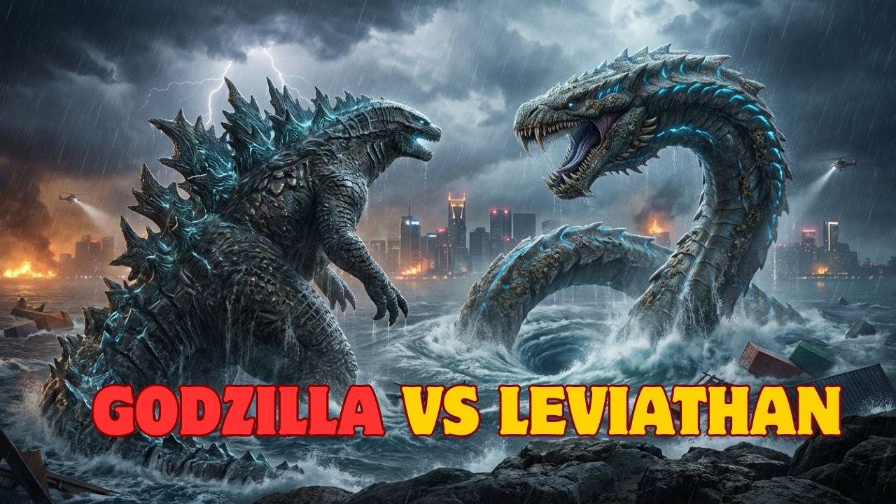 GODZILLA vs LEVIATHAN - YOU WON'T BELIEVE THIS ENDING! | AI Movie