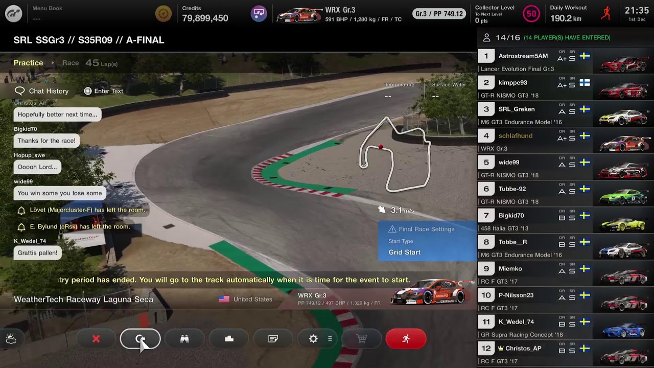 SSGR3 S35R07 // Laguna Seca