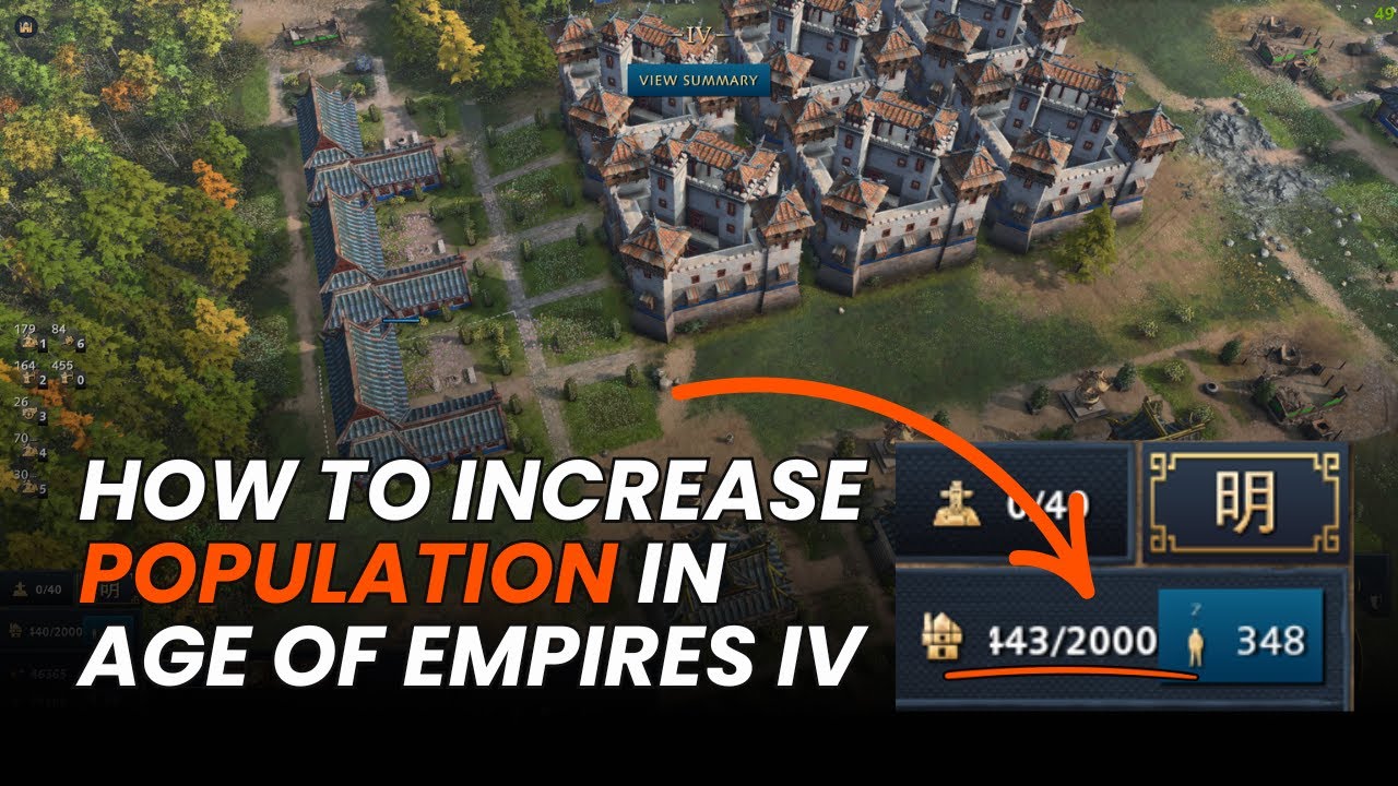 Как увеличить население в Age of Empires 4