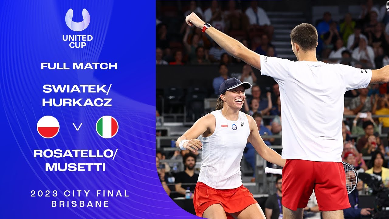 Swiatek/Hurkacz v Rosatello/Musetti Full Match | United Cup 2023 Brisbane Final