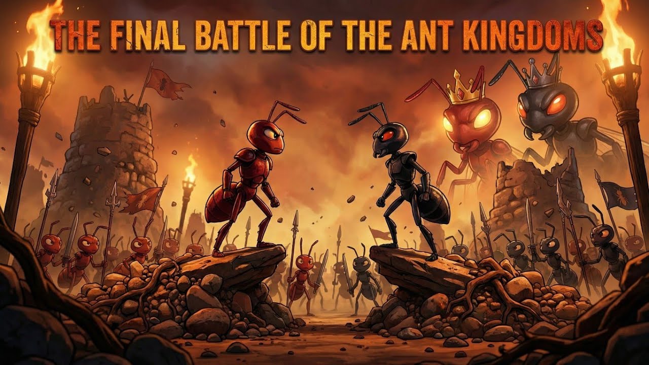 The Final War of Ant Kingdoms | Red Ant vs Black Ant