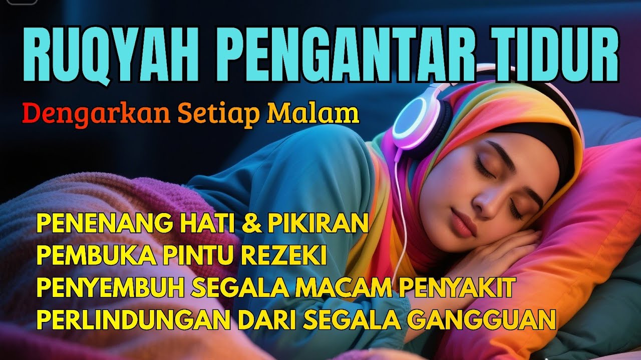 Ruqyah Pengantar Tidur Viral – Suara Merdu menusuk hati - Menenangkan jiwa - menyembuhkan penyakit