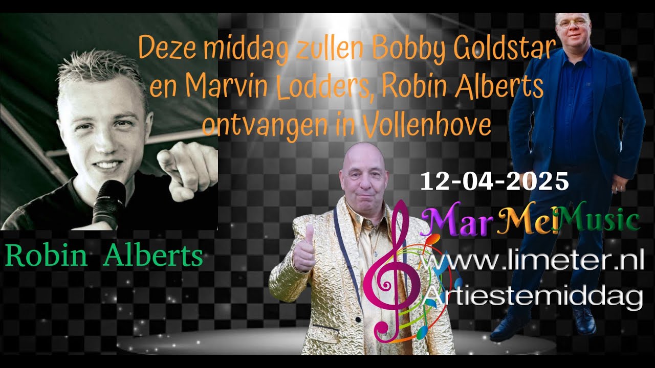 Artiestenmiddag met Robin Alberts.