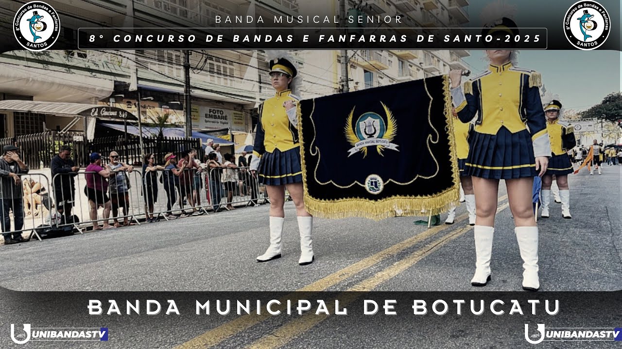 Banda Municipal de BOTUCATU | 8 Concurso de Bandas e fanfarras de Santos 2025 (Completo)