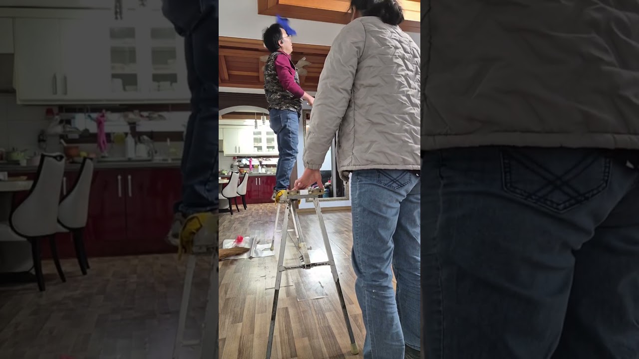 필림시공 도배정배 후 닦고 청소하기