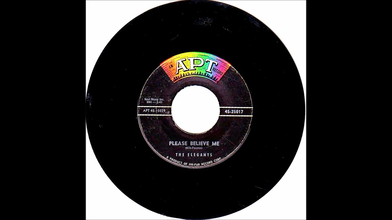 Please Believe Me - The Elegants Stereo 1958