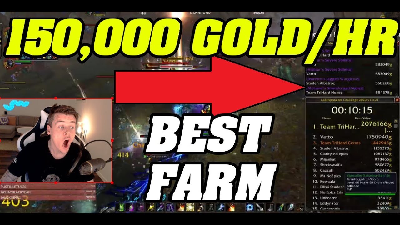 *NEW* 150,000 GOLD PER HOUR FARM | SHADOWLANDS | HYPERSPAWN| GOLDMAKING