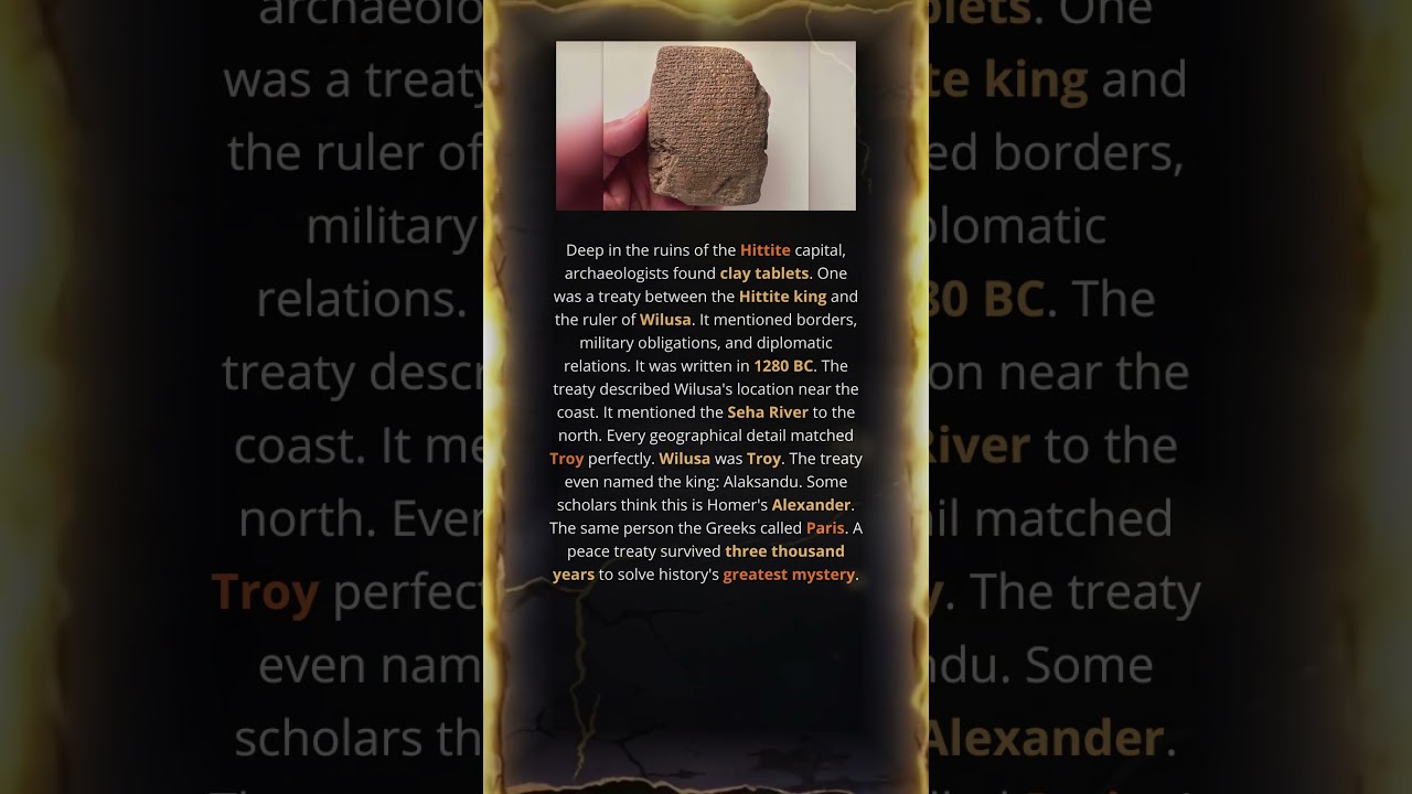 Ancient Contract Solved Troy Mystery Forever