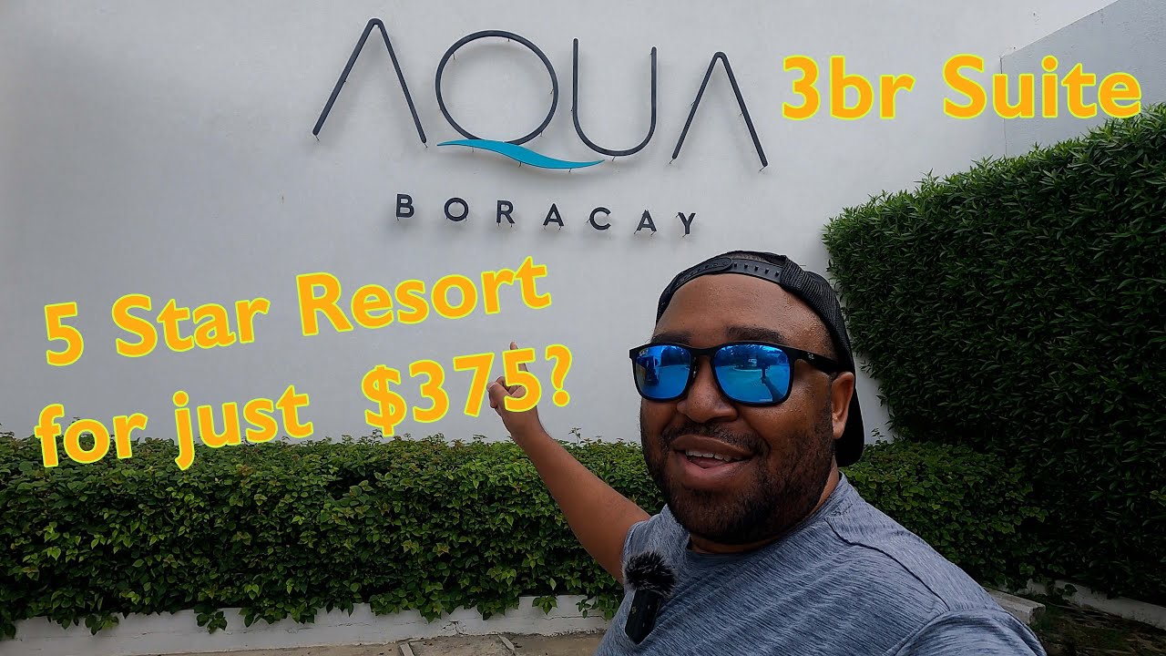 This 5 Star 3br Suite in Boracay only cost $375! Room tour of Aqua Boracay 3 Bedroom premiere suite.