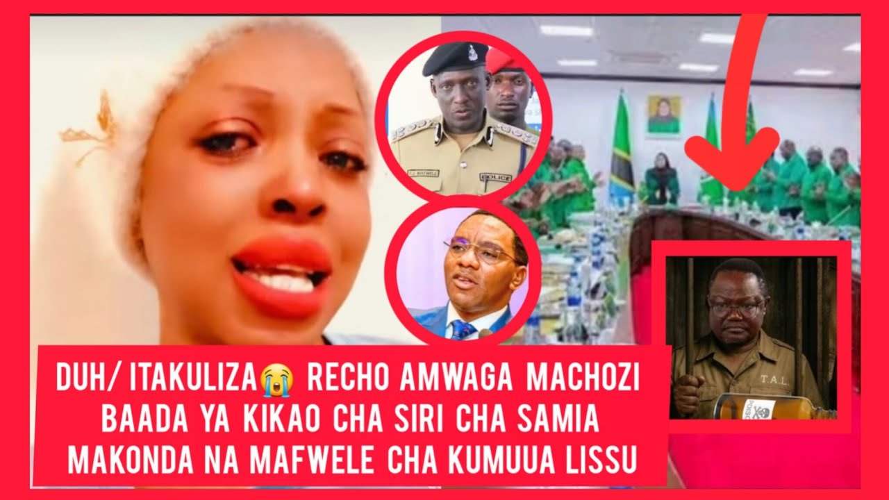 RECHO AMWAGA MACHOZI😭 KIKAO CHA MWISHO CHA KUMUUA LISSU  MAKONDA MAFWELE NA SAMIA 🙄