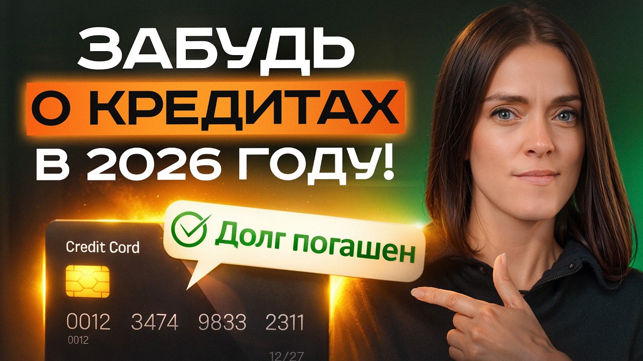 Банки СКРЫВАЮТ ЭТИ способы! / Как БЫСТРО избавиться от ВСЕХ долгов и кредитов в 2026?