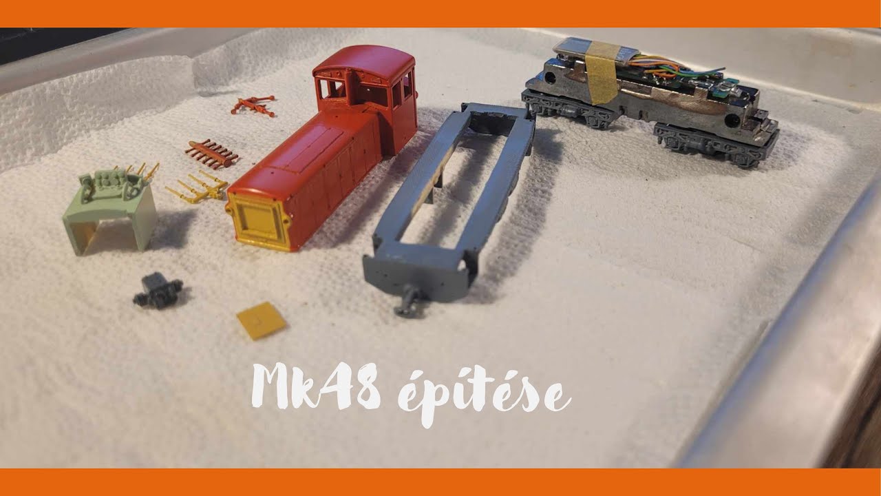 Építési napló - H0e Mk48 építése - how it's made (felirattal)