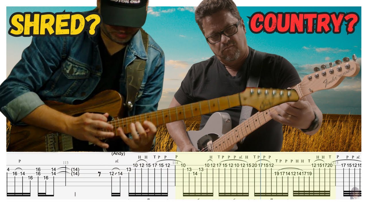 Country Guitar Icon Brent Mason Meets Shred Master Andy Wood!
