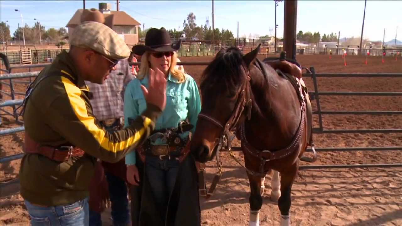 Cowboy Mounted Shooting on Golden Goal