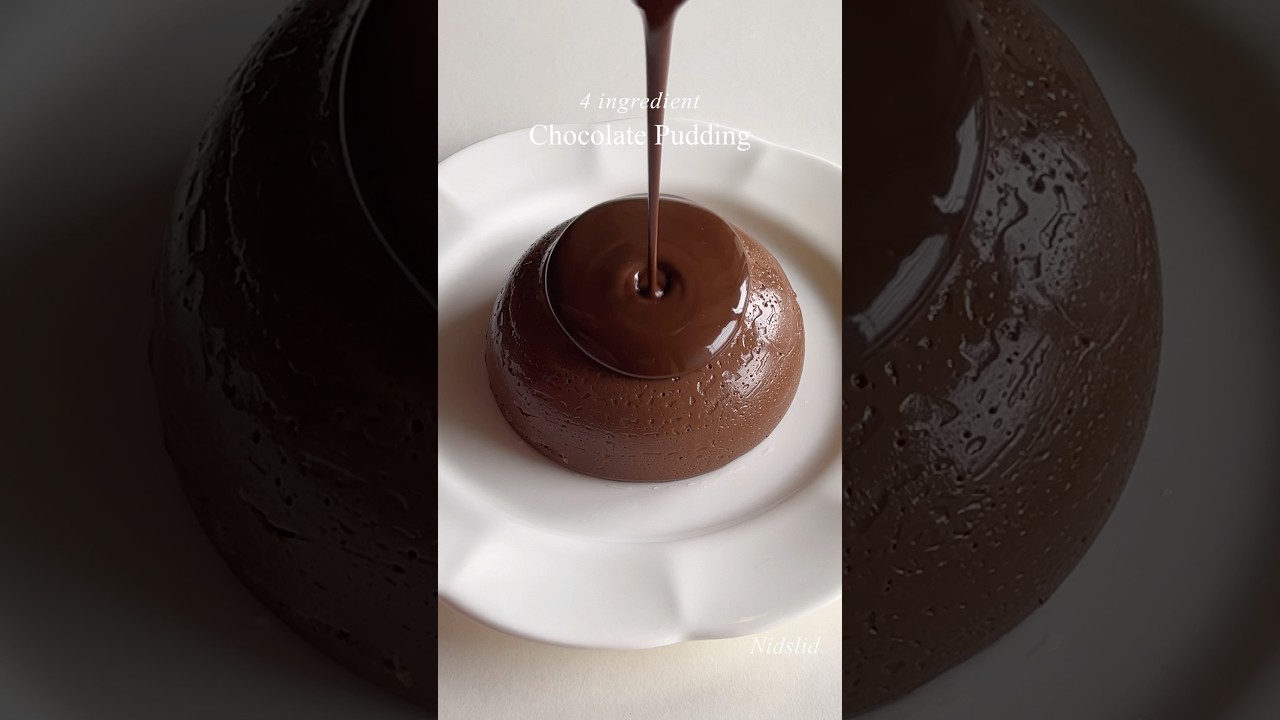 Easy Chocolate Pudding #trending #chocolate #pudding #food #desserts #easy#viralvideo #youtubeshorts
