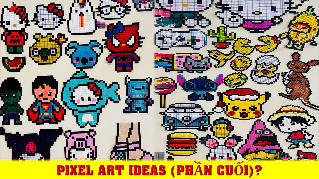 LucyTV18 | GIỚI THIỆU PIXEL ART IDEAS (Phần cuối)?
