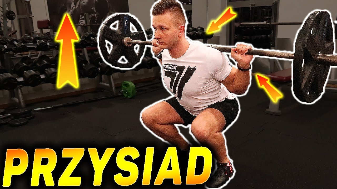 PRZYSIAD ze SZTANGĄ. Trening NÓG