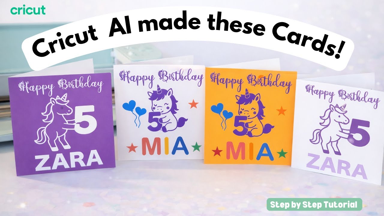 How I Made a Birthday Card Using Cricut Create AI