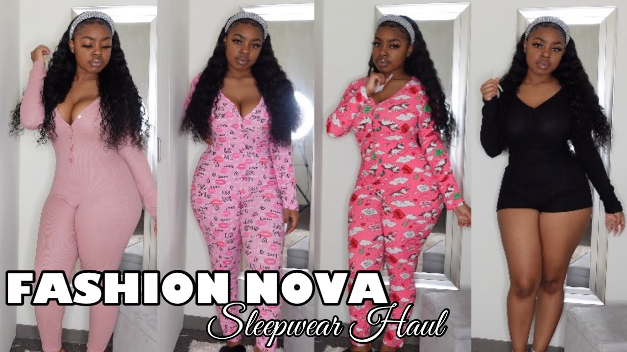 FASHION NOVA SLEEPWEAR HAUL *Holiday Approved* (Vlogmas Day 8) | Luxury Tot