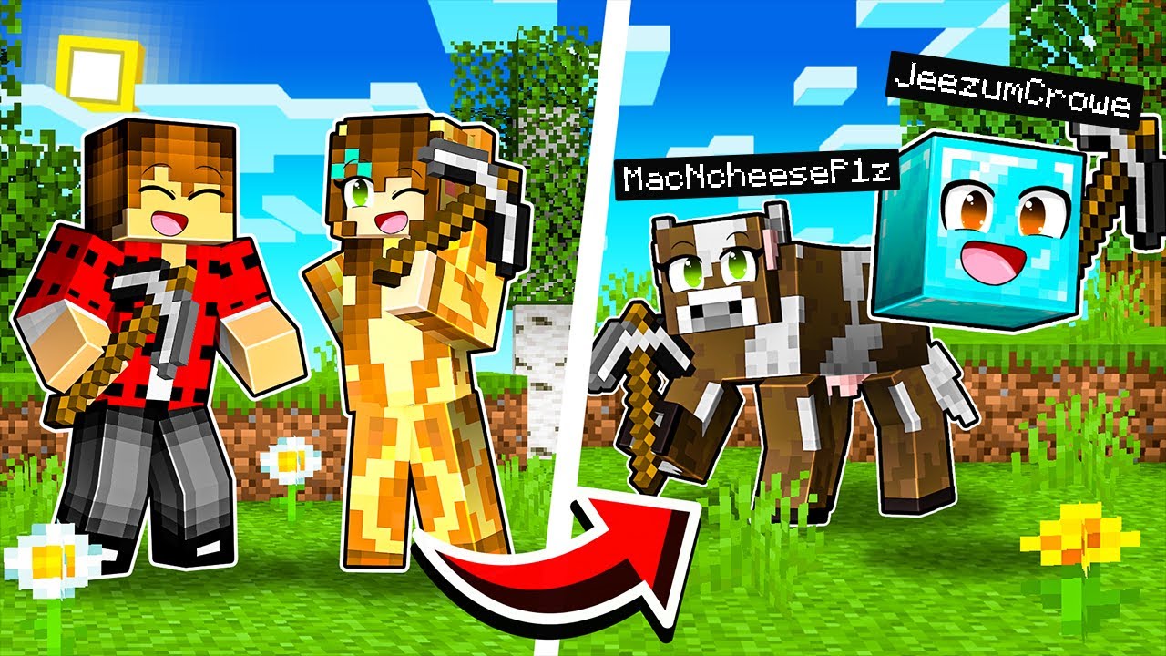 Playing as RANDOM MOBS in Minecraft
