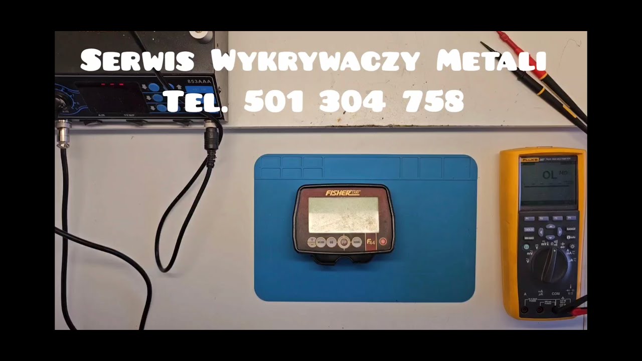 Naprawa Wykrywacza FISHER F44 - zakł&oacute;cenia, nie widzi cewki,Repairing the FISHER F44 Detector - Inte