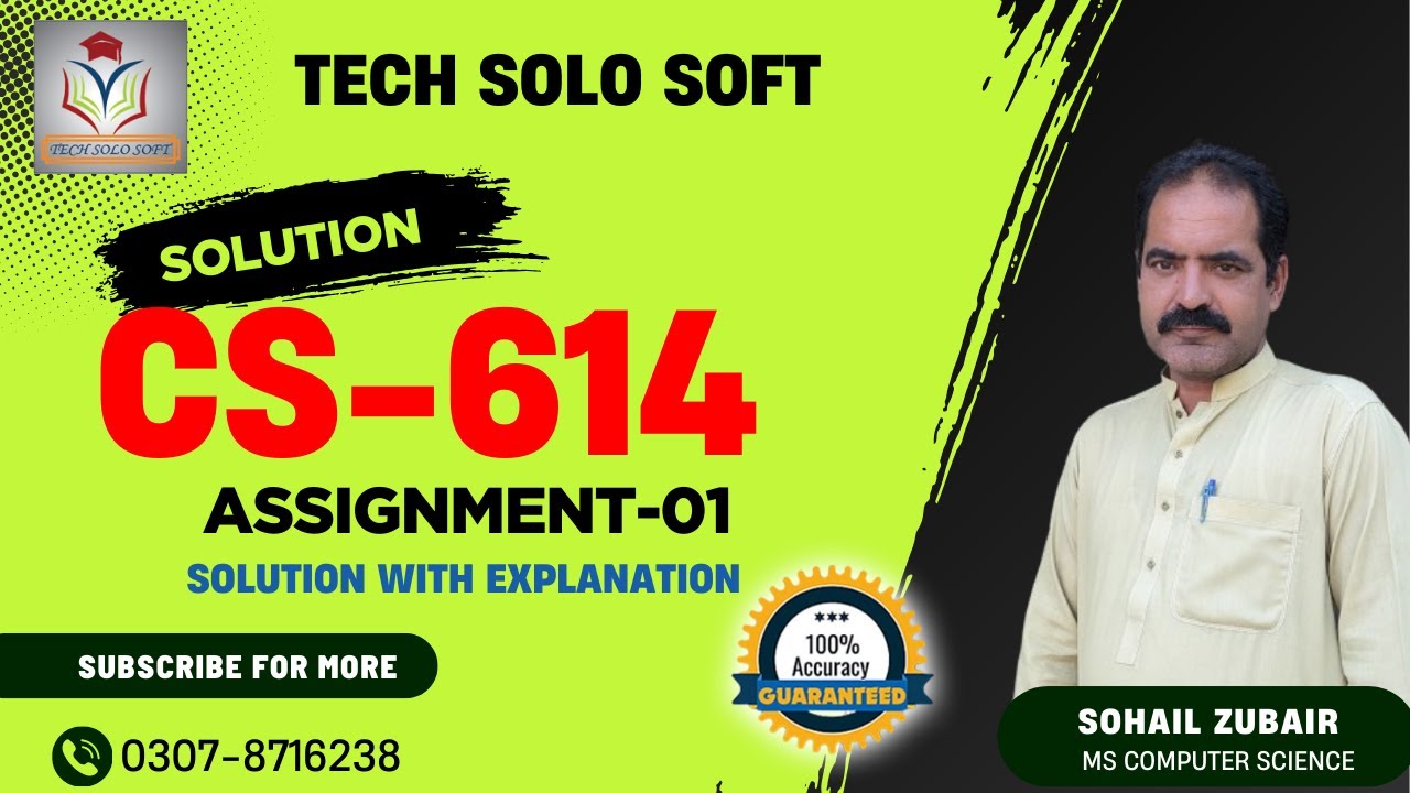 CS614 Assignment 1 Solution Spring 2025 || CS614 Assignment 1 2025 by Sohail