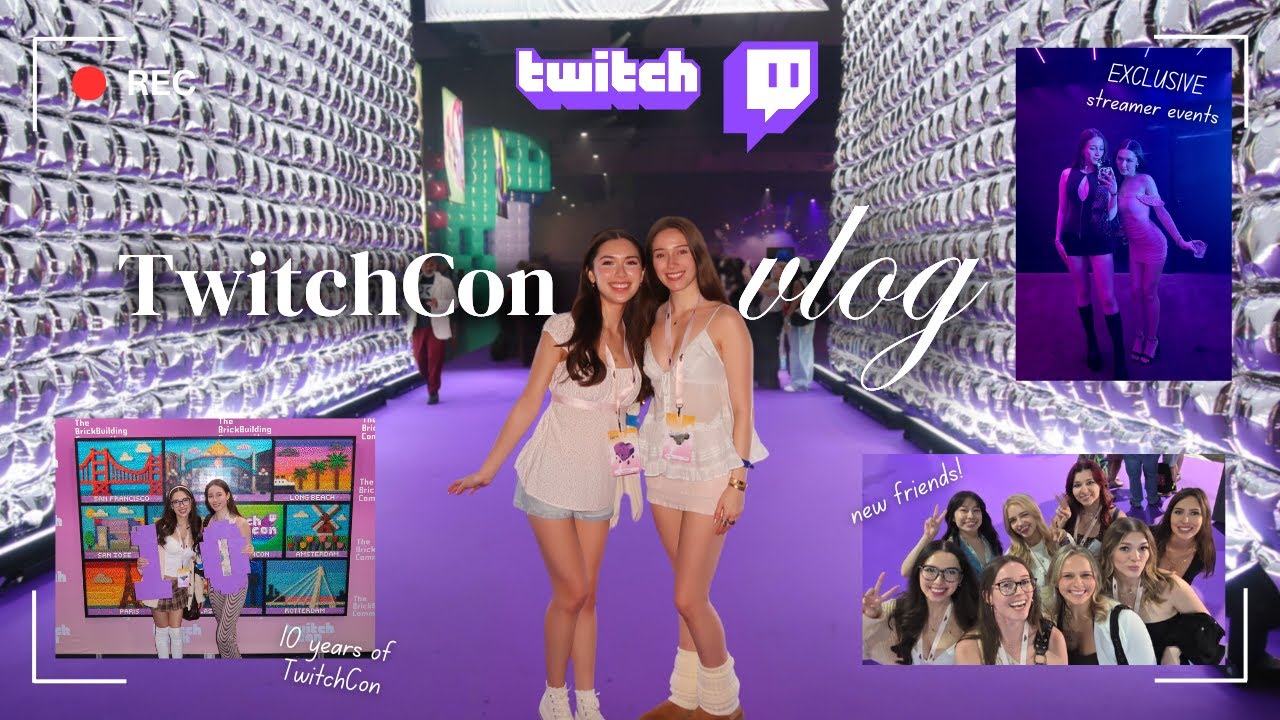 ВЛОГ TwitchCon 2025 👾 Эксклюзивные мероприятия для стримеров + новые друзья