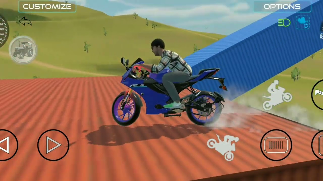 R15 fire 🔥|| gadi vala game ||game 🎮‎⁨@Ajaygamer18x⁩  