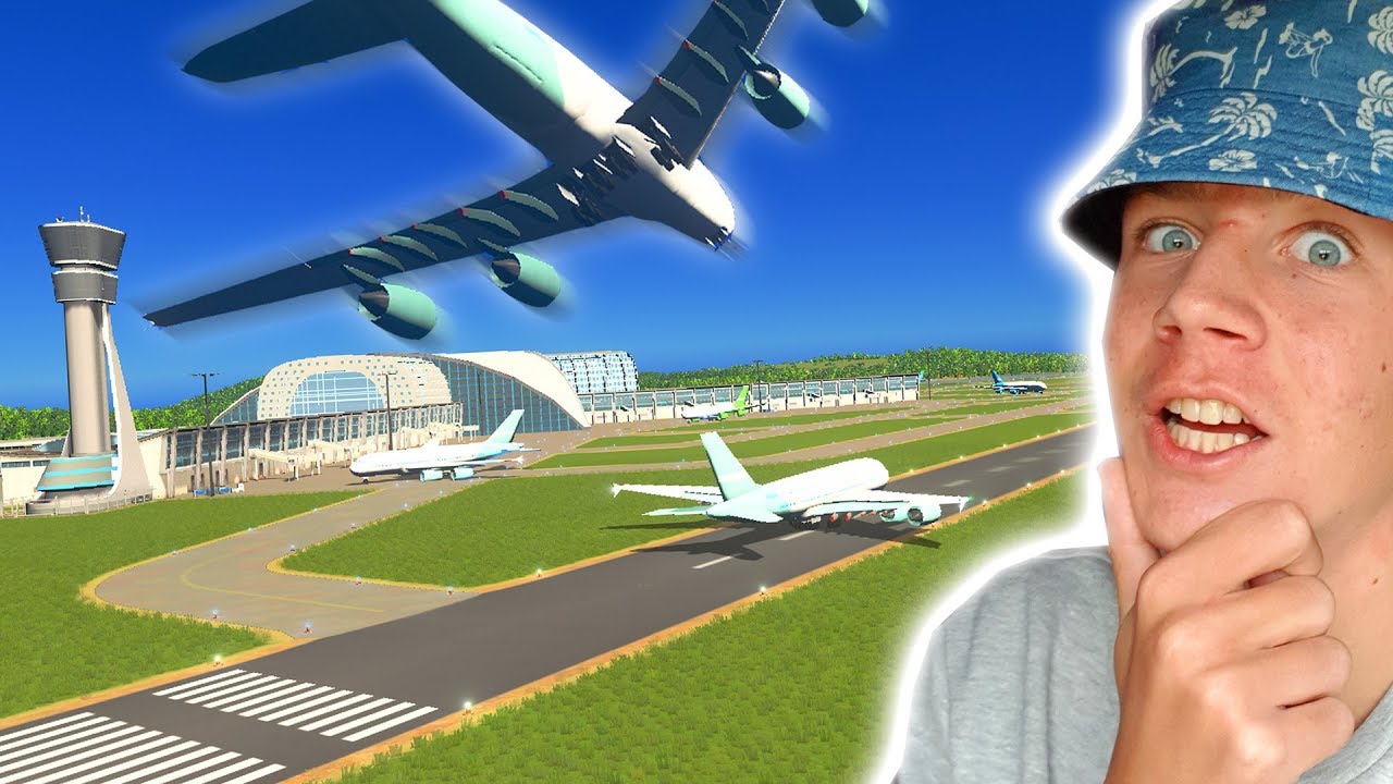 HET VLIEGVELD BOUWEN! (Cities Skylines #8)