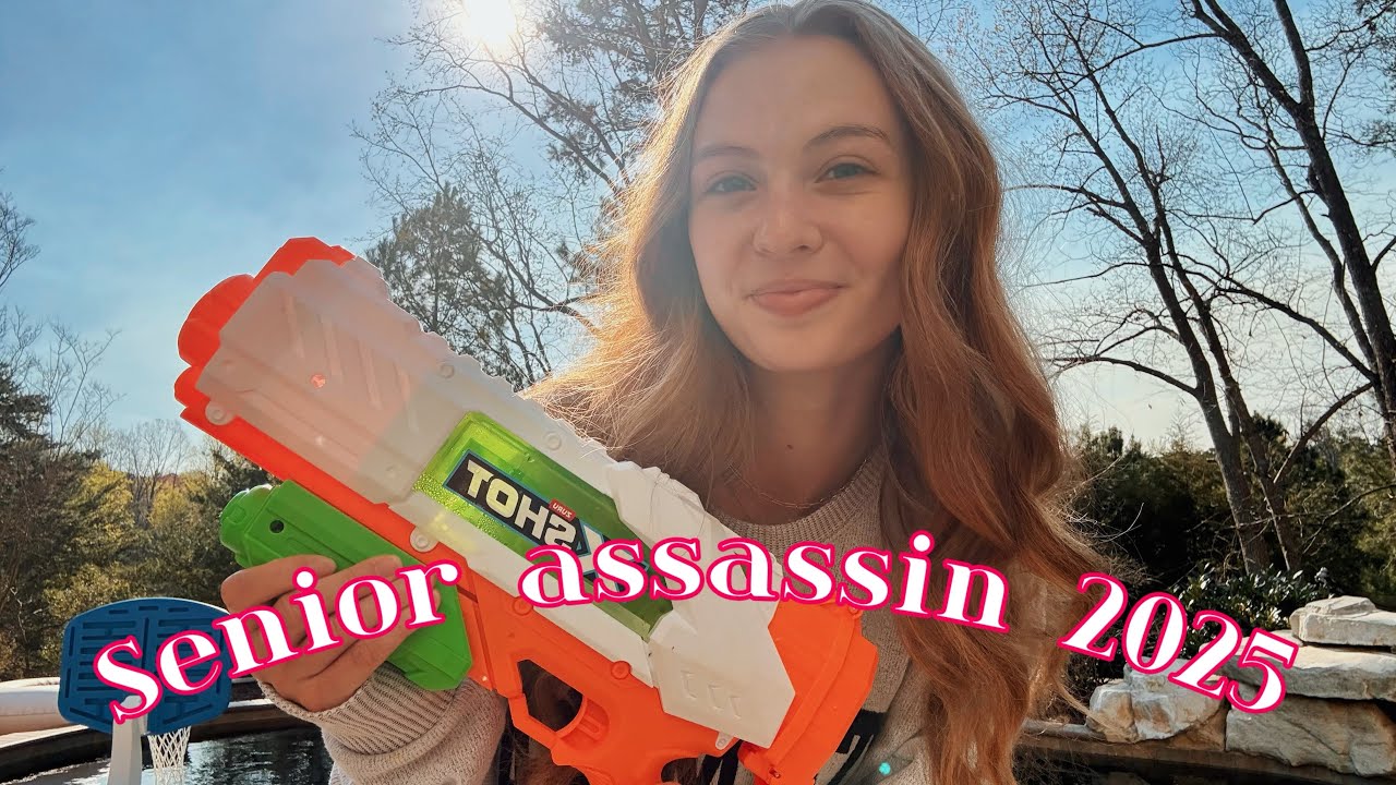 I played SENIOR ASSASSIN!! | Senior Assassin 2025 | Gabby&rsquo;s Gallery