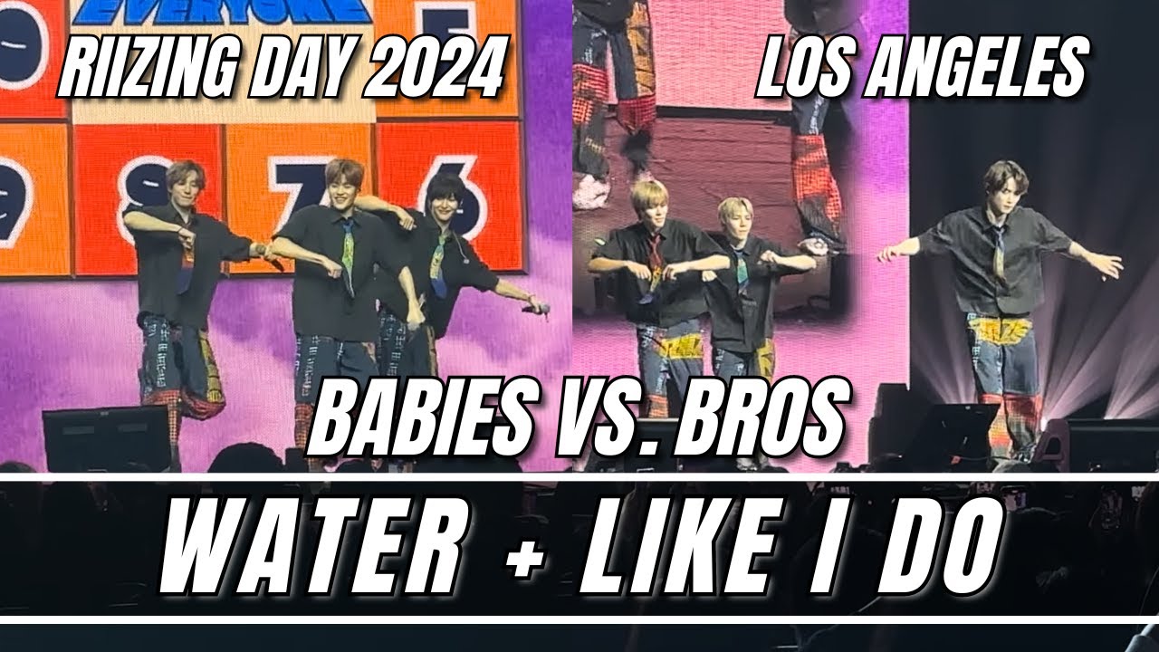 RIIZE 라이즈 'Water' 'Like I Do' TikTok Dance Challenge FanCon in LA Los Angeles RIIZING DAY 2024#riize