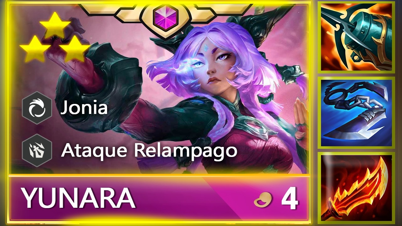 🔥YUNARA AL 3 ⭐⭐⭐  EXPLOTA TODO en TFT Set 16