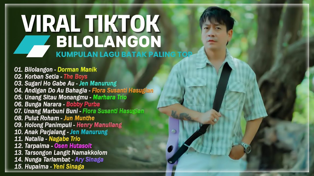 TOP LAGU BATAK TERBARU 2025 BILOLANGON - KUMPULAN LAGU BATAK VIRAL SI SOSIAL MEDIA