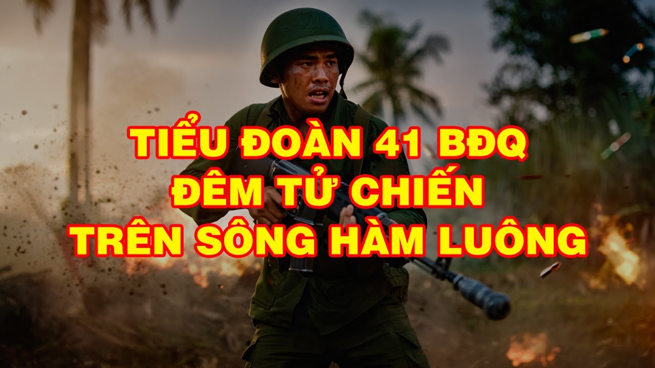 ĐÊM TỬ CHIẾN TRÊN SÔNG HÀM LUÔNG - TIỂU ĐOÀN 41 BĐQ | Hồi Ký Miền Nam VN